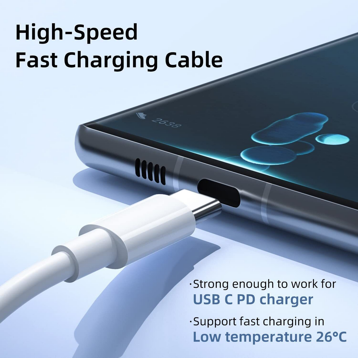 Ultra-Durable Fast Charge Cable (Tangle-Free)