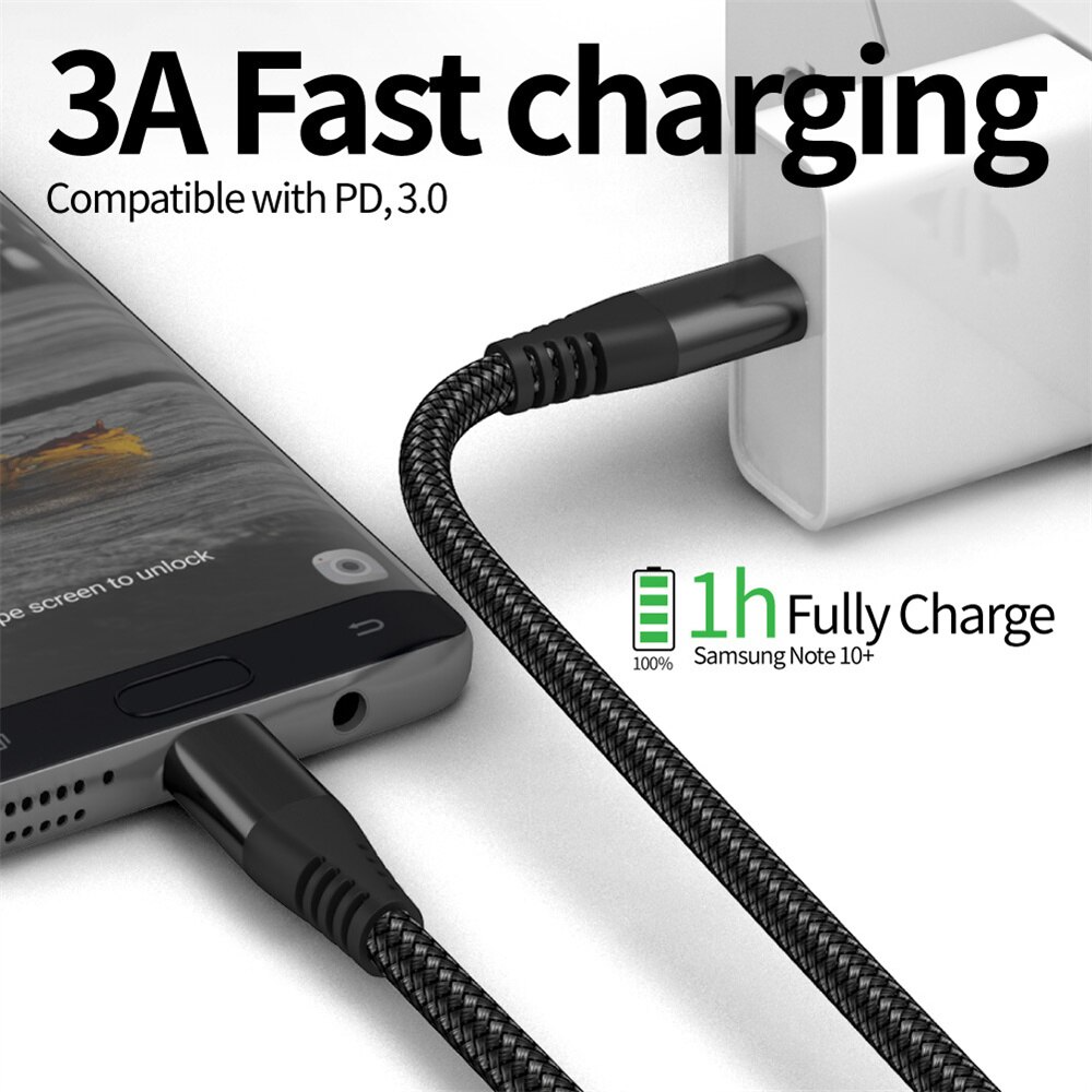 Ultra-Durable Fast Charge Cable (Tangle-Free)