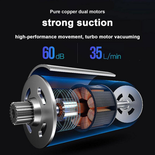 Portable Car Vacuum – 120W High-Power Cleaner