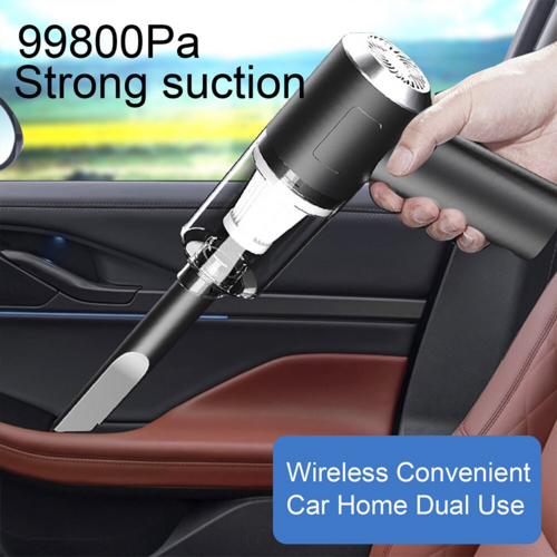 Portable Car Vacuum – 120W High-Power Cleaner