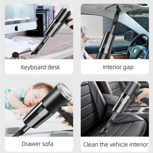 Portable Car Vacuum – 120W High-Power Cleaner