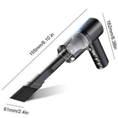 Portable Car Vacuum – 120W High-Power Cleaner