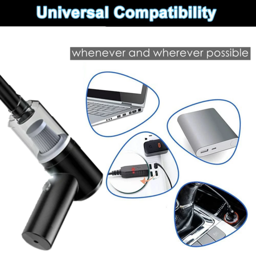 Portable Car Vacuum – 120W High-Power Cleaner