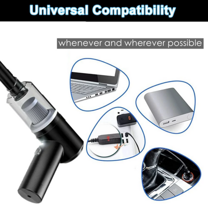 Portable Car Vacuum – 120W High-Power Cleaner