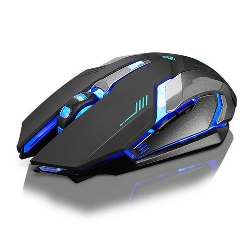 Stealth Wireless Mouse – Silent LED Performance