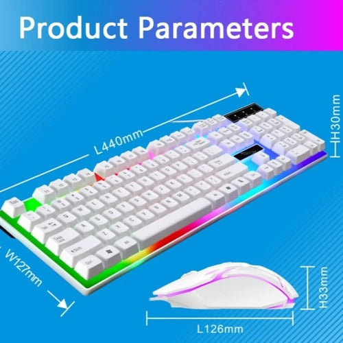 White Knight RGB Gaming Combo (Keyboard + Mouse)