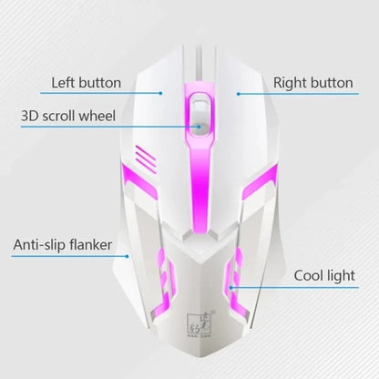 White Knight RGB Gaming Combo (Keyboard + Mouse)