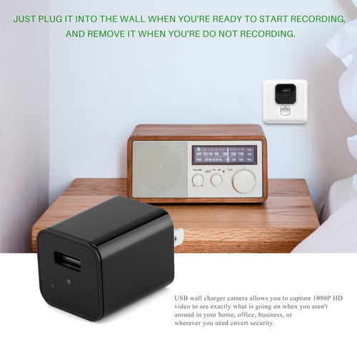 Smart USB Charger Camera – 1080P Home Security Device