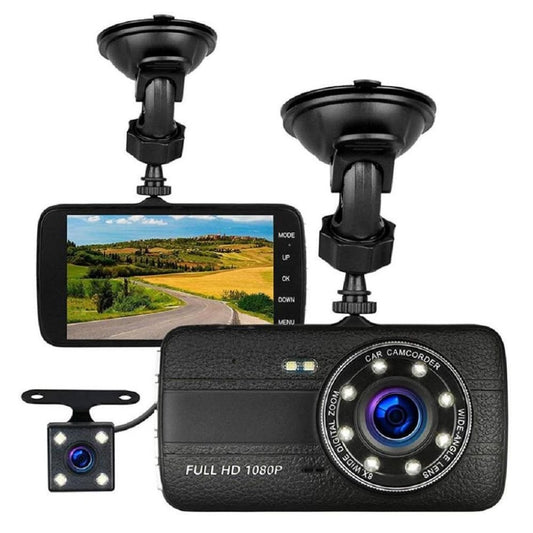 4" Full HD 1080P Dual Dash Camera